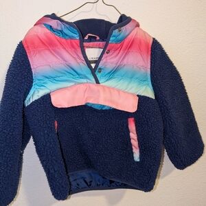 Madison Navy and Rainbow Kids Hoodie